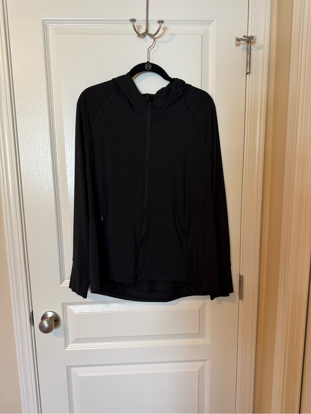 Athleta Black Zip-Up Hoodie